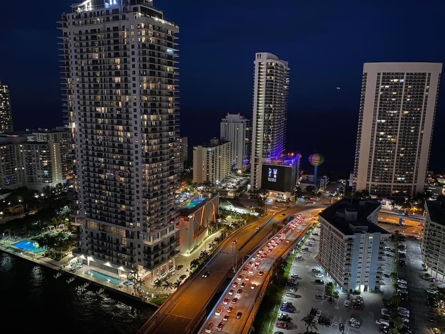 Miami Beach 1B/1B Incredible View Apartment With Kitchen Hallandale Beach Exterior foto